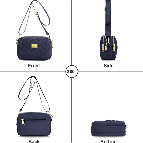 Small Crossboby Purse for Women - Waterproof Nylon Crossbody Phone Purse Shoulde - Picture 6 of 7